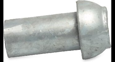 Snelkoppeling staal gegalvaniseerd 133 mm x 133 mm V-deel Perrot x lasspie type Perrot