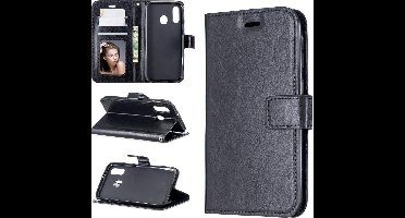Telefoon hoesje book case zwart - Geschikt voor Samsung Galaxy A50 / A50S / A30