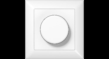 JUNG AS500 Dimmer | alpinwit | 60 - 400 W | draai-uit | met afdekplaat