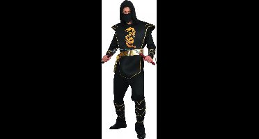 Vegaoo - Zwart ninja pak voor mannen