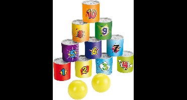 écoiffier Werpspel Blikken Gooien 12-delig