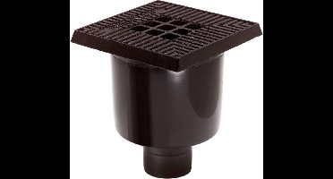 Effast Emmerput met gietijzeren rooster 200 x 200 mm