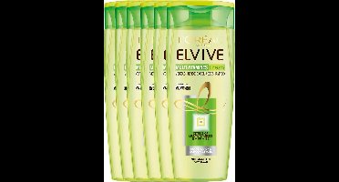L'Oréal Paris Elvive Multivitamines Fresh - Voordeelverpakking 6 x 250 ml - Shampoo
