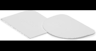 Patisse Set deegschrapers 2 dlg. 12 cm - schrapers voor deeg