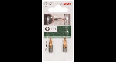 Bosch Schroefbit Titanium PH PH 1 - 25 mm
