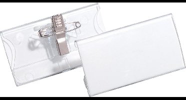 Badge durable 8121.19 met combiklem 40 x 75 mm