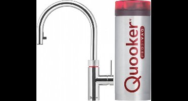 Quooker Flex Kokendwaterkraan - C uitloop - PRO3 VAQ Reservoir - Chroom