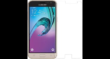 Shop4 - Samsung Galaxy J3 (2016) Glazen Screenprotector -  Gehard Glas Transparant