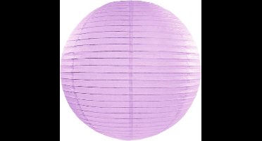 Partydeco - Decoratieve lampion lavendel 35 cm - Lampion sint maarten - lampionnen - Sint maarten optocht - lampionnen papier