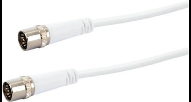 Schwaiger Antenne, Satelliet Aansluitkabel [1x F-quickstekker - 1x F-quickstekker] 10.00 m 10 dB Viervoudig afgeschermd