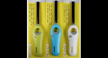 Benson Barbecue aansteker - Veilig, navulbaar, kinderslot - 18.5 cm - Meerdere kleuren