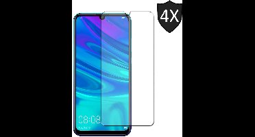 4x Screenprotector geschikt voor Huawei P Smart 2019 | Case Friendly | Tempered Glass - van iCall