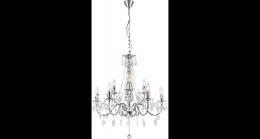 Kroonluchter Globo William LED - Chroom met acrylkristallen 2