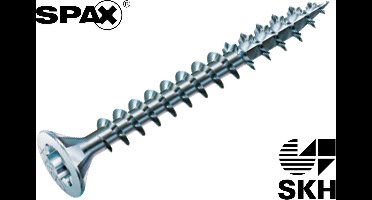 Spax Spaanplaatschroef Verzinkt Torx 4.0 x 50 mm - 200 stuks