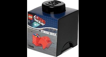 Lego Opbergbox - Brick 1 - Movie - Zwart