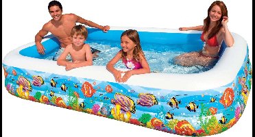 Intex Opblaas Zwembad Tropical Reef 305x180 cm