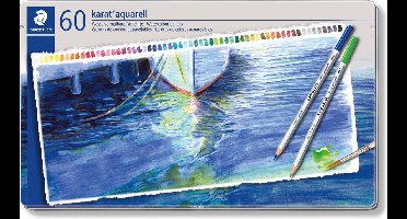 STAEDTLER karat aquarell kleurpotlood - set 60 st