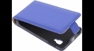 Mobiparts - blauw originele premium flipcase LG Optimus L4 II E440