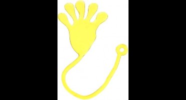 Jonotoys Plakhand Sticky-hand 10 Cm Geel
