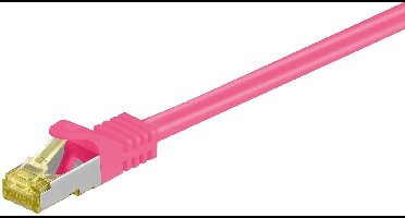 S/FTP CAT7 10 Gigabit netwerkkabel / roze - LSZH - 0,50 meter