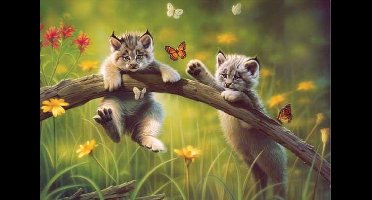 Legpuzzel - 500 stukjes - Kittyland - Educa Puzzel