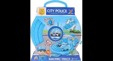 Jonotoys Speelset Politie In Opruimbox Blauw 33 Cm