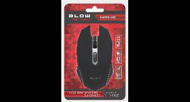 Gaming Muis Optisch Bedraad 2400dpi - Hurricane Black