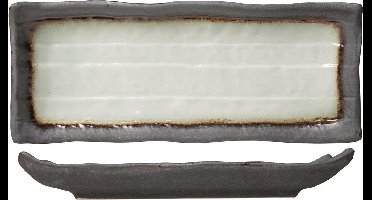 Cosy & Trendy Stone Schaal - Rechthoekig - 11 cm x 28 cm - Set-4