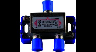 Schwaiger VTF8842 241 Satellietsignaalverdeler 2-voudig 5 - 2400 MHz