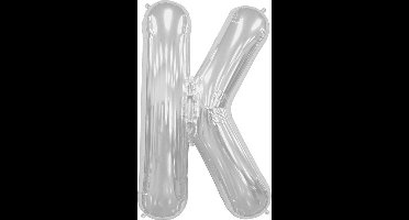 Letter K Zilver lucht