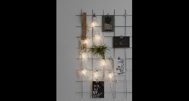 Konstsmide 1441 - Snoerverlichting - 8 lamps LED acryl elanden - 175 cm - 24V - voor binnen - warmwit