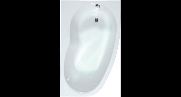 Allibert Elba Duo L inbouw ligbad - 160x110x40cm - B - Wit