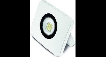 100W LED Schijnwerper Flat - IP65 10000 Lumen - Koud Wit - Wit