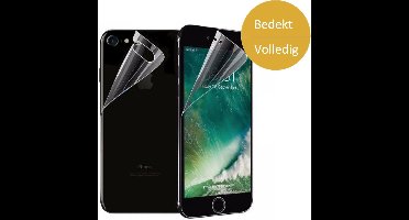 Screenprotector geschikt voor Apple iPhone 7 - Voor- en Achterkant 360 Graden Glas PET Folie Screenprotector Transparant 0.2mm 9H (Full Screen Protector)