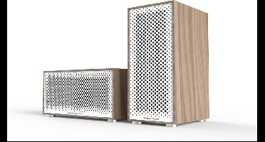 Thomson Multiroom Basisset - Draadloze speaker - Bluetooth - Wit