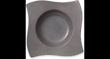 Villeroy & Boch New Wave Stone Pastabord - 28 cm - Grijs