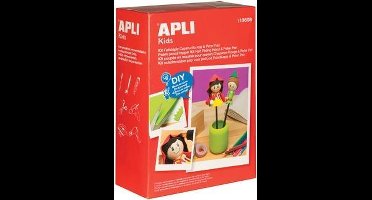 Apli Kids kit potloodpop, schuimrubber, Roodkapje en Peter pan