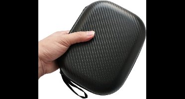 Geschikt voor JBL hoofdtelefoon opvangtas - Vierkante hoofdtelefoon pakket 1 stuk - Zwart PU gezicht - Hoofdtelefoon beschermingshoes- (zwart)