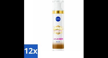 12 x NIVEA - Cellular LUMINOUS630 CC Crème Donker - Gekleurde Dagcrème - Tegen Pigmentvlekken - SPF 30 - 40 ml - Gekleurde Dagcrème - Anti-pigmentvlekken - Zonbescherming - CC Cream - NIVEA Cellular LUMINOUS630