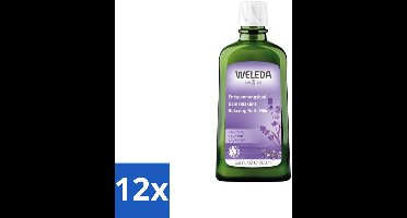 12 x WELEDA - Ontspanningsbadmelk - Lavendel - 200 ml - Lavendel Badmelk - Ontspanningsbad - Aromatherapie - Natuurlijke Badproducten - Weleda