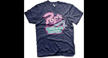 Riverdale Pop's Chock'Lit Shoppe T-Shirt Navy-S