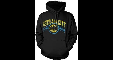 Batman Gotham City Big Tall Hoodie WB-3-BAT029-H50-6 Black-3XL