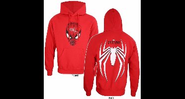 Spider-Man Spider Crest Heren Trui met capuchon - rood - M