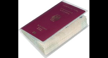 DURABLE dubbele hoes voor reispassen, formaat: 189 x 129 mm