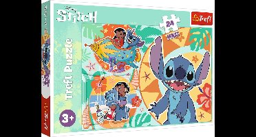 Trefl Serie - Legpuzzel - 24 Stukken - Lilo & Stitch - Groot Formaat