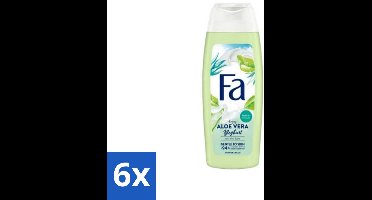 6 x Fa - Douchegel - Yoghurt & Aloe Vera - 250 ml - Douchegel - Yoghurt - Aloe Vera - Verzorgende Douchegel - Hydraterende Douchegel