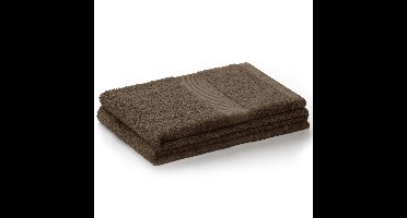 Zachte Bruine Katoenen Handdoek 50x100 cm - Absorberend & Sneldrogend