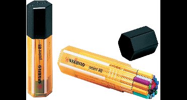 STABILO point 88 - Premium Fineliners - Big Point Box - Etui Met 20 Kleuren
