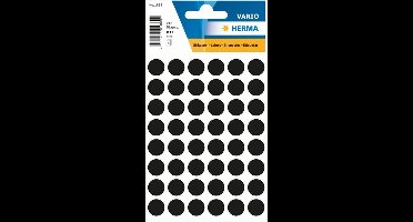 Herma 1869 Etiket Rond 12mm Zwart