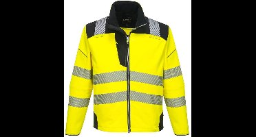 Portwest PW3 Hi-Vis Softshell Jack T402 - Geel/Zwart - XS